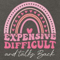 Expensive Difficult And Talks Back Mothers Day Mom Life Cotton Canvas Backpack