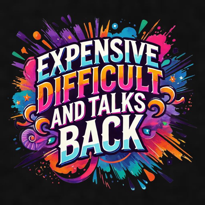 Expensive Difficult And Talks Back Ladies PosiCharge Tri-Blend Wicking Tank