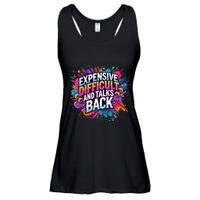 Expensive Difficult And Talks Back Ladies Essential Flowy Tank