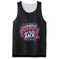 Expensive Difficult And Talks Back Mesh Reversible Basketball Jersey Tank