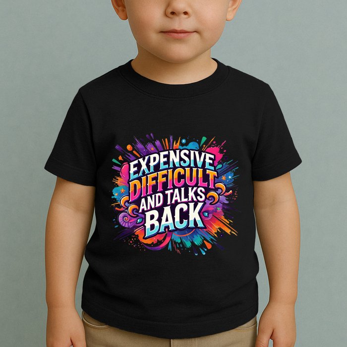 Expensive Difficult And Talks Back Toddler T-Shirt