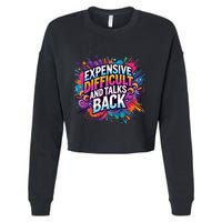 Expensive Difficult And Talks Back Cropped Pullover Crew