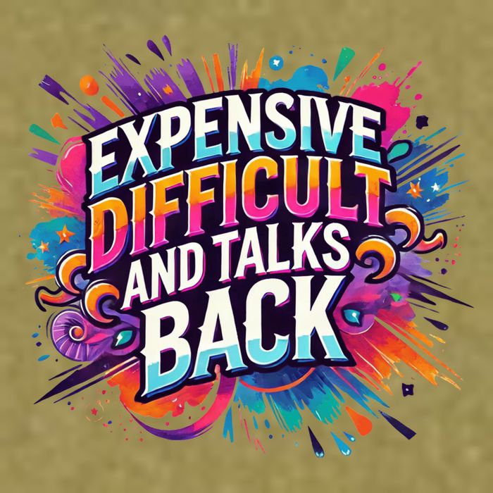 Expensive Difficult And Talks Back Garment-Dyed Women's Muscle Tee