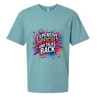 Expensive Difficult And Talks Back Sueded Cloud Jersey T-Shirt