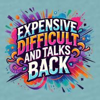 Expensive Difficult And Talks Back Sueded Cloud Jersey T-Shirt