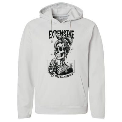 Expensive Difficult And Talks Back Performance Fleece Hoodie