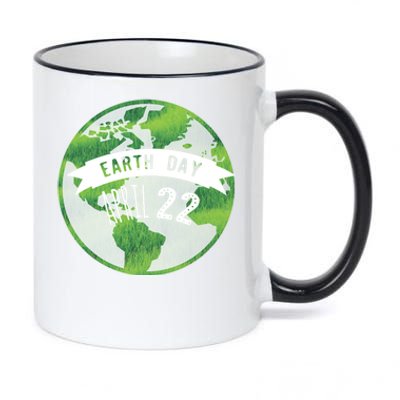 Earth Day April 22nd Awareness 11oz Black Color Changing Mug