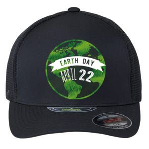 Earth Day April 22nd Awareness Flexfit Unipanel Trucker Cap