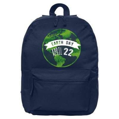 Earth Day April 22nd Awareness 16 in Basic Backpack