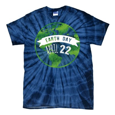 Earth Day April 22nd Awareness Tie-Dye T-Shirt