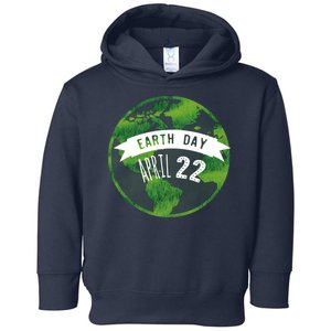 Earth Day April 22nd Awareness Toddler Hoodie