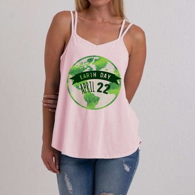 Earth Day April 22nd Awareness Women's Strappy Tank