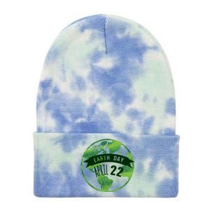 Earth Day April 22nd Awareness Tie Dye 12in Knit Beanie