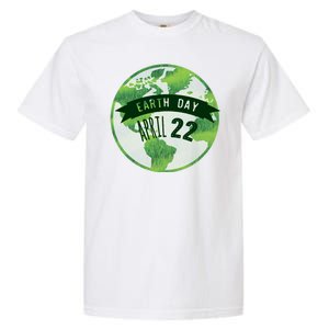 Earth Day April 22nd Awareness Garment-Dyed Heavyweight T-Shirt