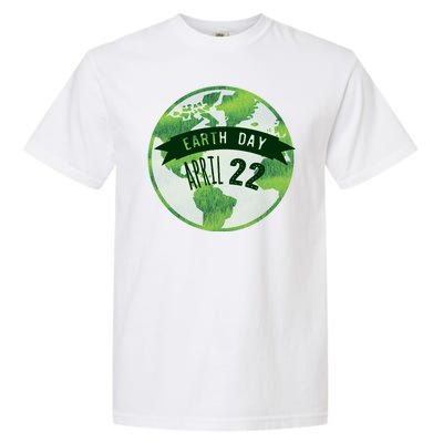 Earth Day April 22nd Awareness Garment-Dyed Heavyweight T-Shirt