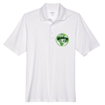 Earth Day April 22nd Awareness Men's Origin Performance Pique Polo