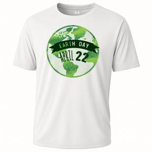 Earth Day April 22nd Awareness Cooling Performance Crew T-Shirt