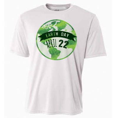 Earth Day April 22nd Awareness Cooling Performance Crew T-Shirt