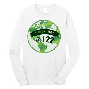 Earth Day April 22nd Awareness Long Sleeve Shirt