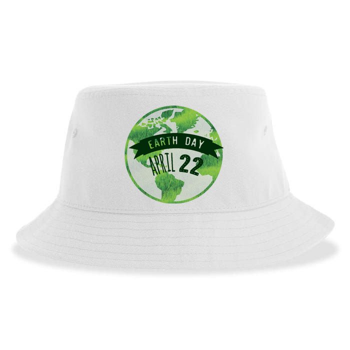 Earth Day April 22nd Awareness Sustainable Bucket Hat