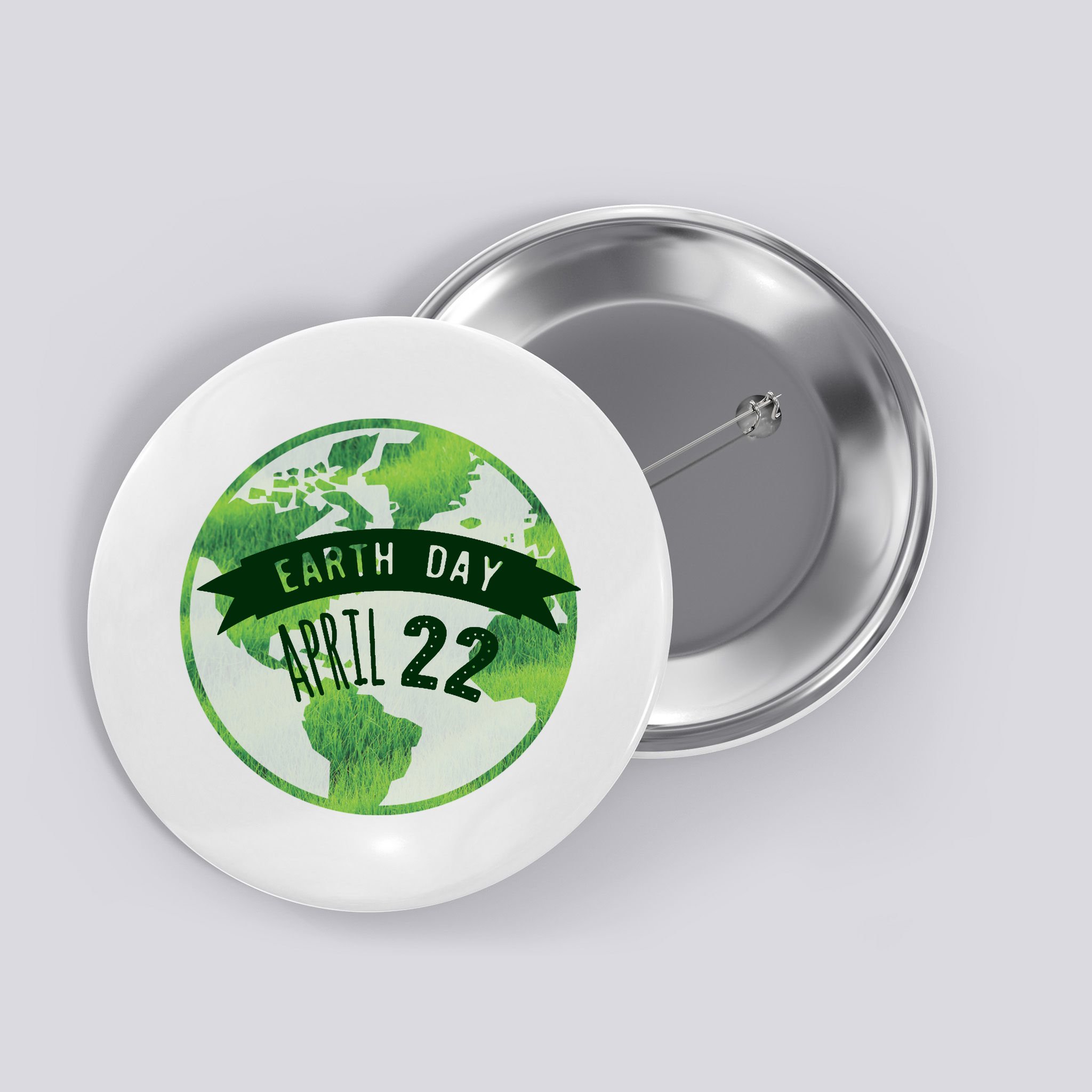 Earth Day April 22nd Awareness Button