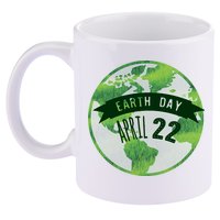 Earth Day April 22nd Awareness 11oz C Handle Ceramic Mug
