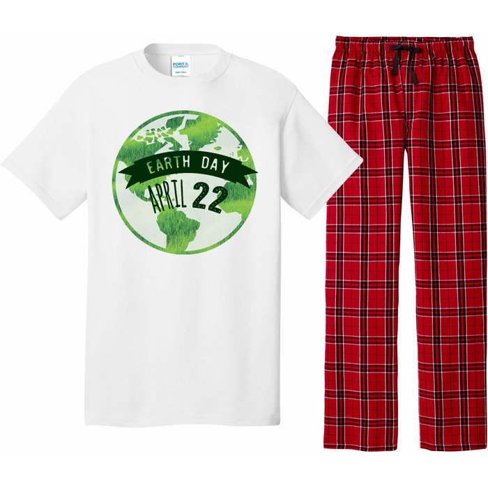 Earth Day April 22nd Awareness Pajama Set