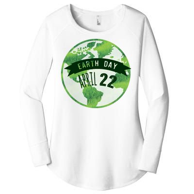 Earth Day April 22nd Awareness Women's Perfect Tri Tunic Long Sleeve Shirt