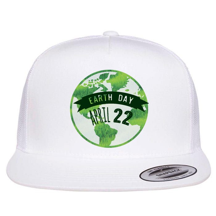 Earth Day April 22nd Awareness Flatbill Hat