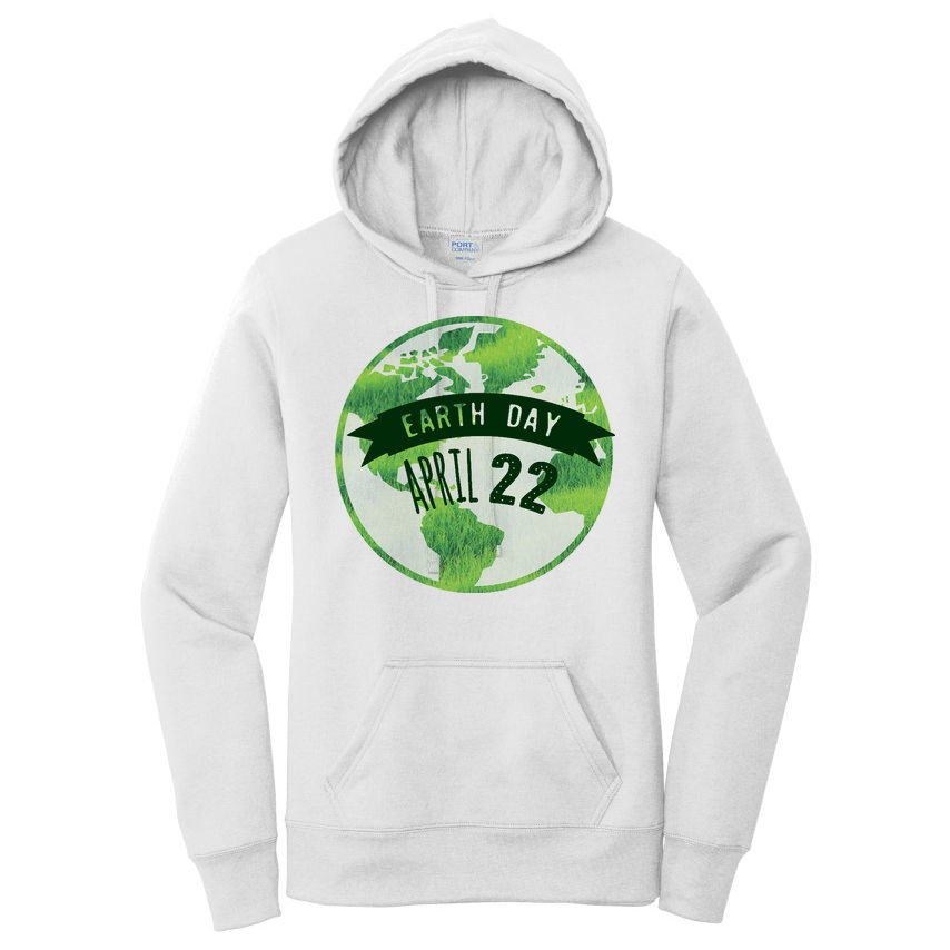 Earth Day April 22nd Awareness Women's Pullover Hoodie
