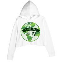 Earth Day April 22nd Awareness Crop Fleece Hoodie