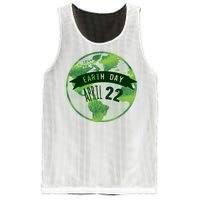 Earth Day April 22nd Awareness Mesh Reversible Basketball Jersey Tank