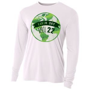 Earth Day April 22nd Awareness Cooling Performance Long Sleeve Crew