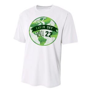 Earth Day April 22nd Awareness Performance Sprint T-Shirt