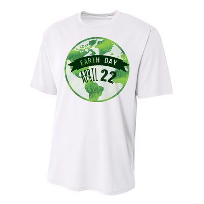 Earth Day April 22nd Awareness Performance Sprint T-Shirt