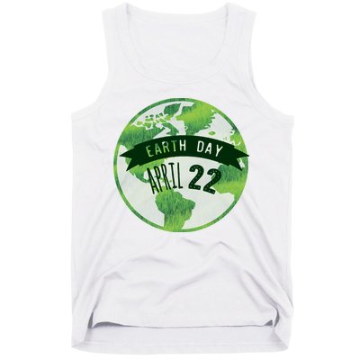 Earth Day April 22nd Awareness Tank Top
