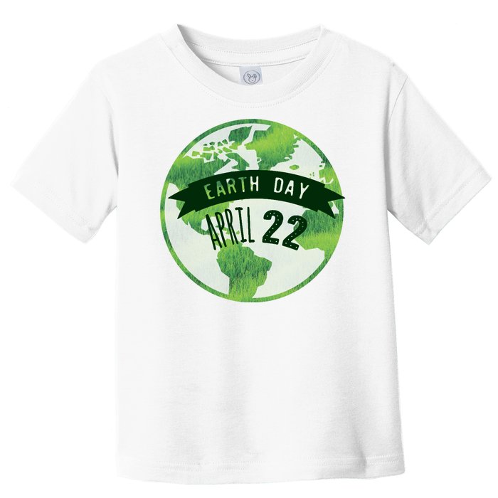 Earth Day April 22nd Awareness Toddler T-Shirt