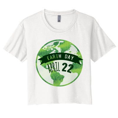 Earth Day April 22nd Awareness Crop Top