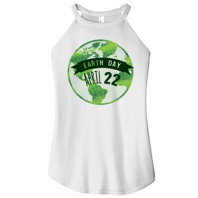 Earth Day April 22nd Awareness Women’s Perfect Tri Rocker Tank