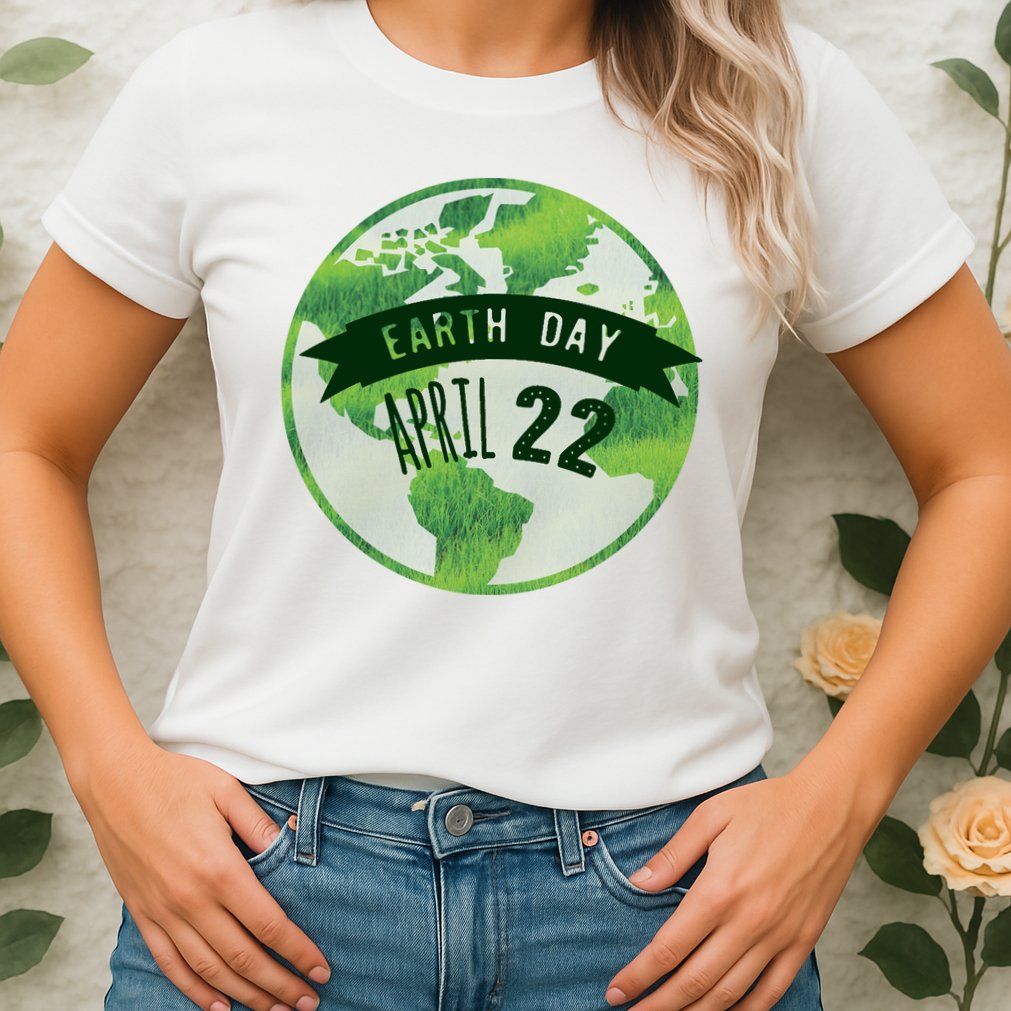 Earth Day April 22nd Awareness Womens T-Shirt