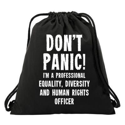 Equality Diversity And Hu Rights Officer Gift Drawstring Bag