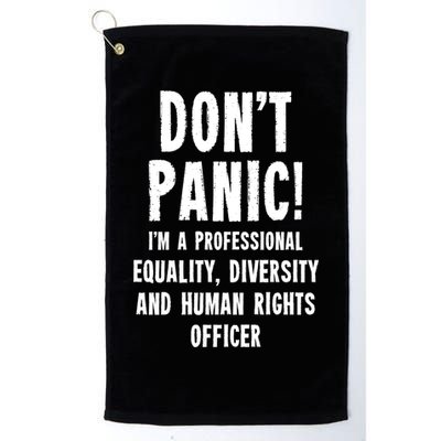Equality Diversity And Hu Rights Officer Gift Golf Towel