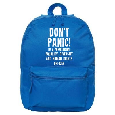Equality Diversity And Hu Rights Officer Gift 16 in Basic Backpack
