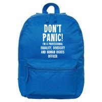 Equality Diversity And Hu Rights Officer Gift 16 in Basic Backpack