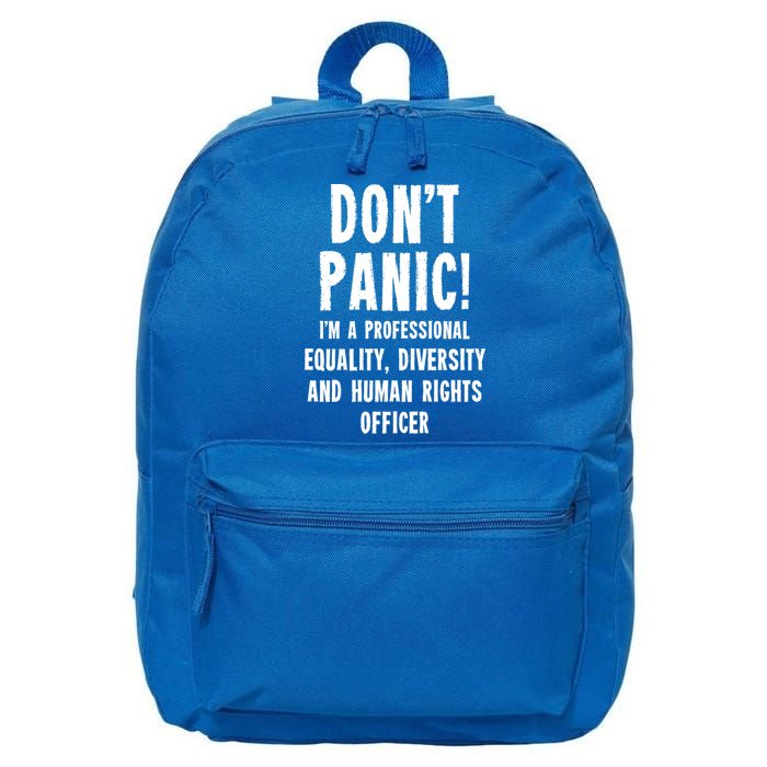 Equality Diversity And Hu Rights Officer Gift 16 in Basic Backpack