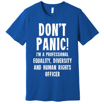 Equality Diversity And Hu Rights Officer Gift Premium T-Shirt