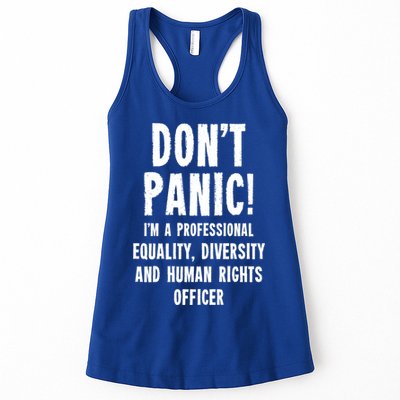 Equality Diversity And Hu Rights Officer Gift Womens Tank Top
