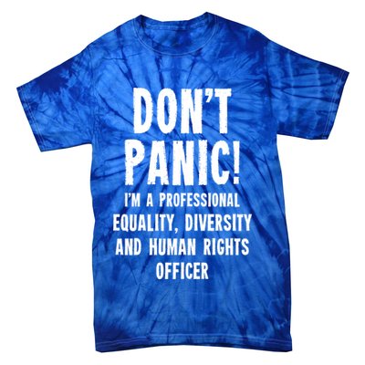 Equality Diversity And Hu Rights Officer Gift Tie-Dye T-Shirt