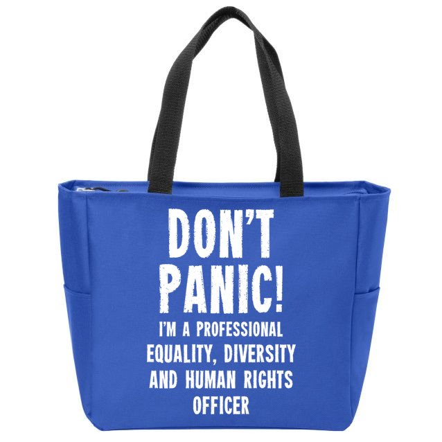 Equality Diversity And Hu Rights Officer Gift Zip Tote Bag