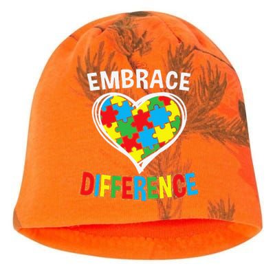 Embrace Differences Autism Mom Mama Autism Awareness Kati - Camo Knit Beanie